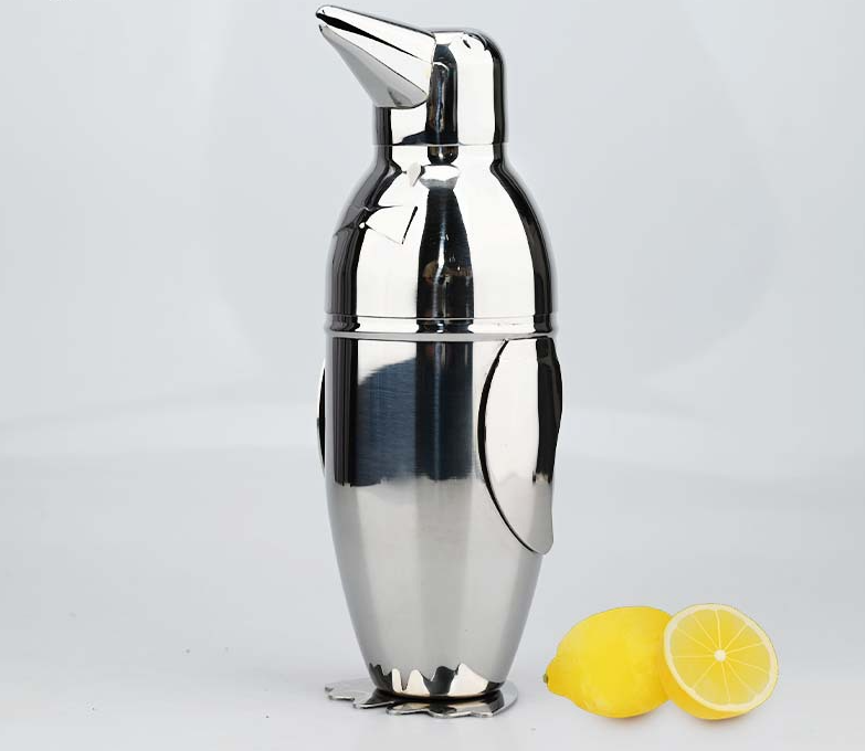 500ml Stainless Steel Penguin Cocktail Shaker – FindWise Market