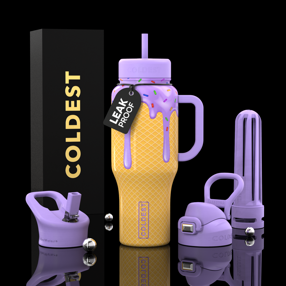 COLDEST 36 oz Limitless Ultra V8 Insulated Bottle