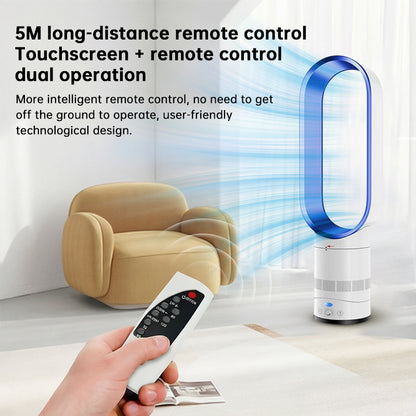 16-Inch Bladeless Tower Fan with Remote