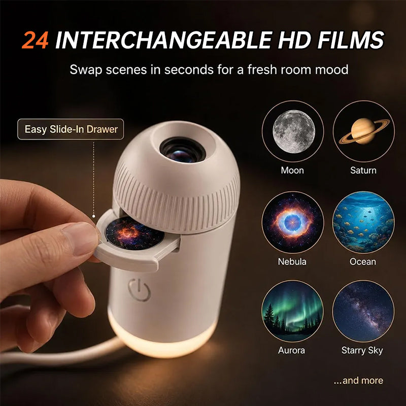 Galaxy & Ocean Projector Night Light