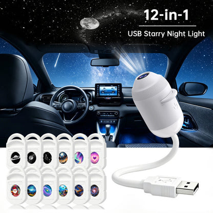 Galaxy & Ocean Projector Night Light