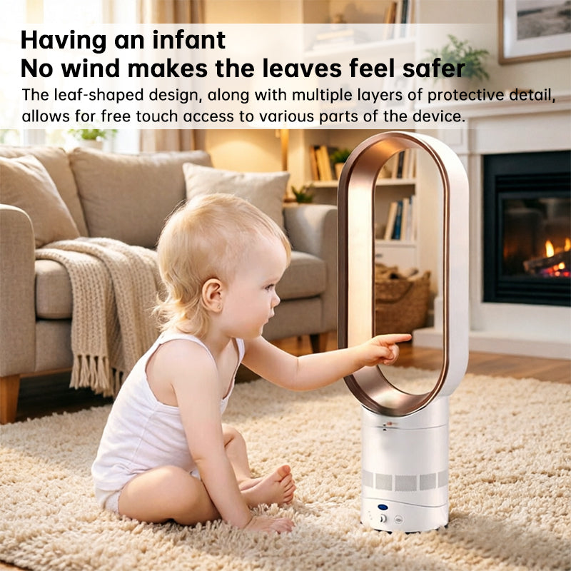 16-Inch Bladeless Tower Fan with Remote