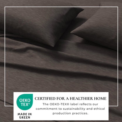 Carmen Heathered Jersey Knit Sheet Set