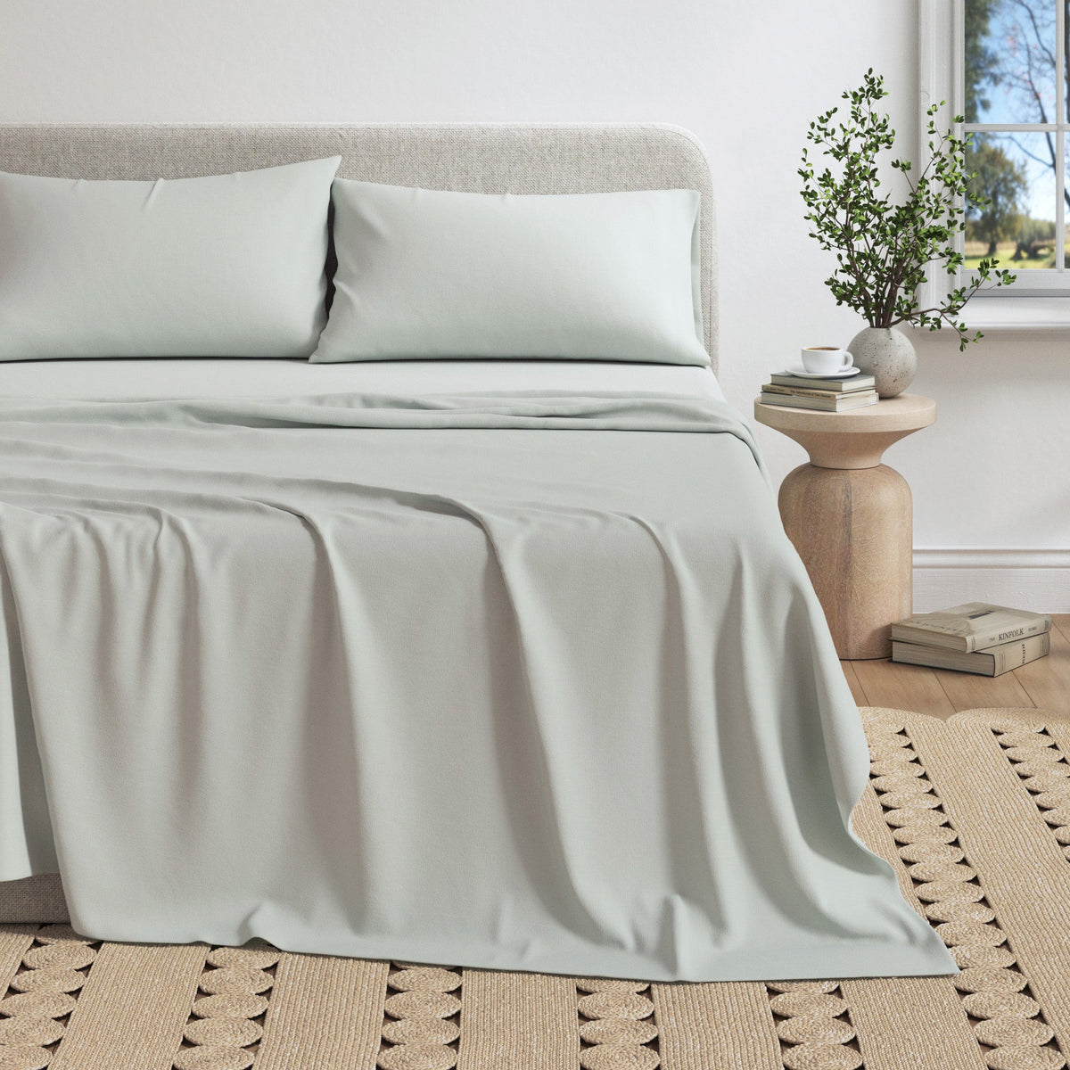 Carmen Heathered Jersey Knit Sheet Set