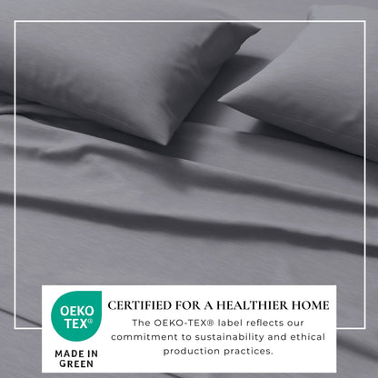 Carmen Heathered Jersey Knit Sheet Set