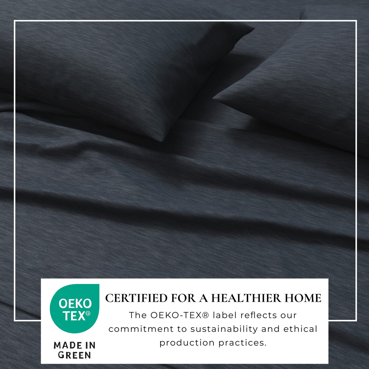 Carmen Heathered Jersey Knit Sheet Set