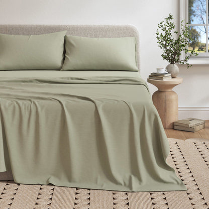 Carmen Heathered Jersey Knit Sheet Set