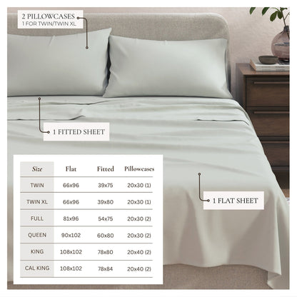 Carmen Heathered Jersey Knit Sheet Set