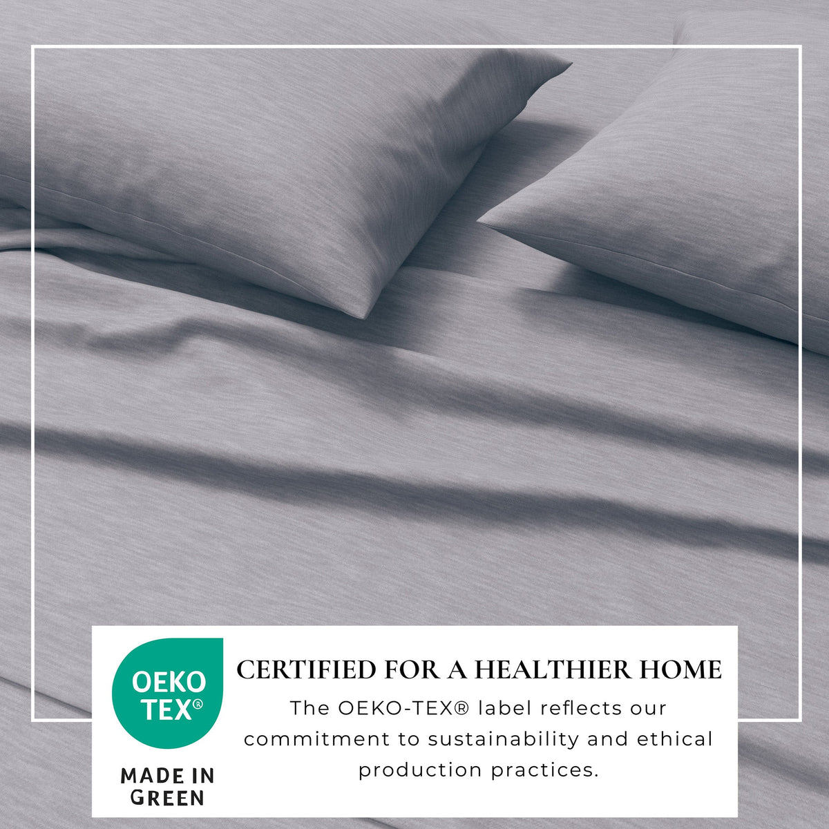 Carmen Heathered Jersey Knit Sheet Set