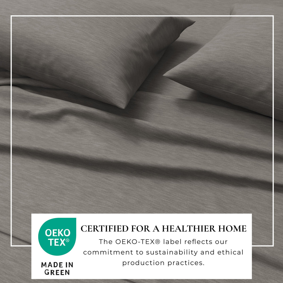 Carmen Heathered Jersey Knit Sheet Set