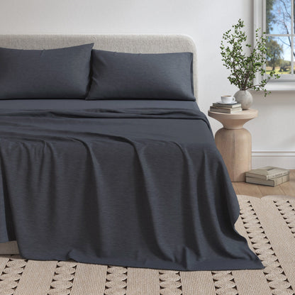 Carmen Heathered Jersey Knit Sheet Set