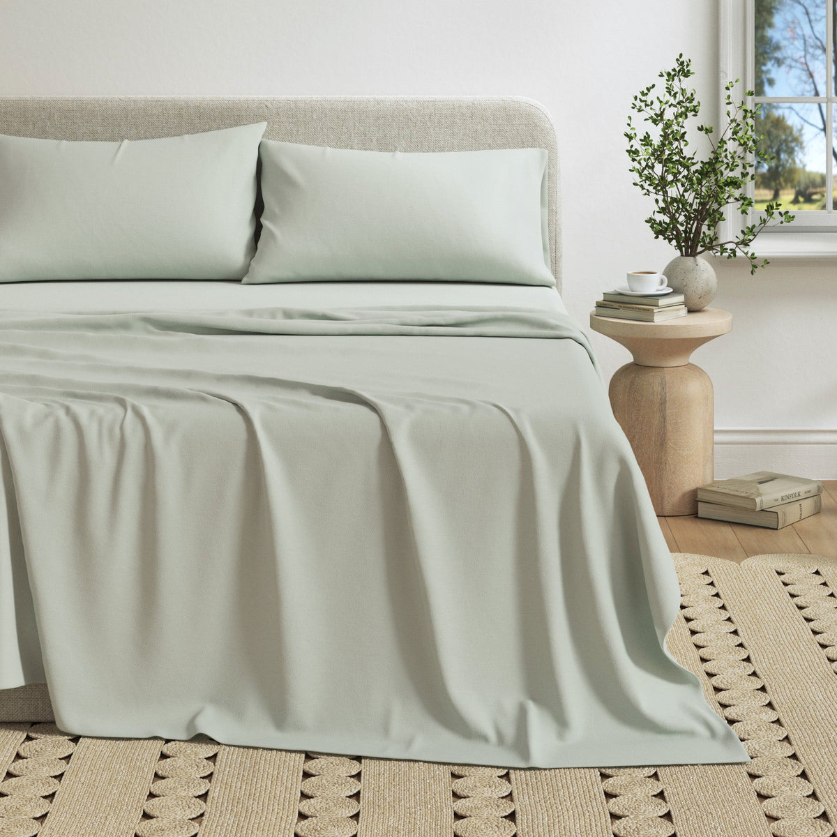 Carmen Heathered Jersey Knit Sheet Set