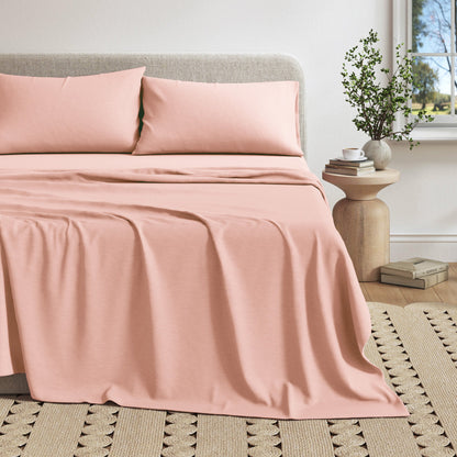 Carmen Heathered Jersey Knit Sheet Set