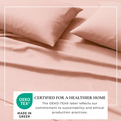 Carmen Heathered Jersey Knit Sheet Set
