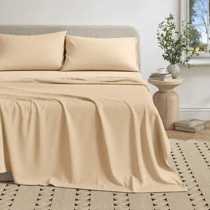 Carmen Heathered Jersey Knit Sheet Set